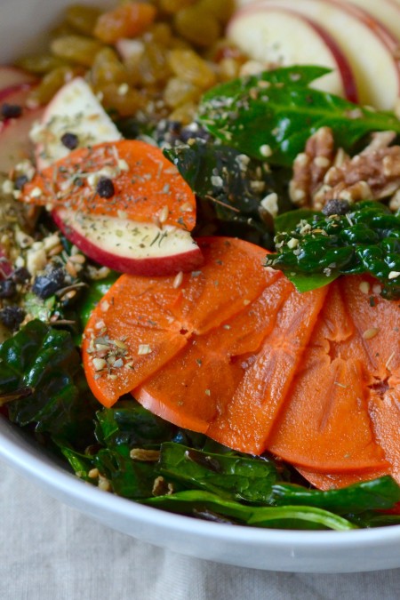 Persimmon & Wild Rice Salad - Glory Kitchen Persimmon & Wild Rice Salad - Glory Kitchen