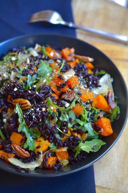 Halloween Black Rice & Butternut Squash Halloween Black Rice & Butternut Squash