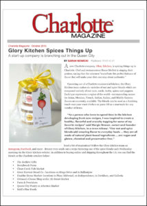 Glory Kitchen - Charlotte Magazine