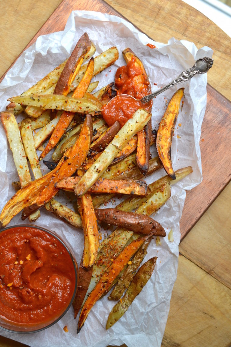 Russet & Sweet Potato Fries - Glory Kitchen - Glory Kitchen