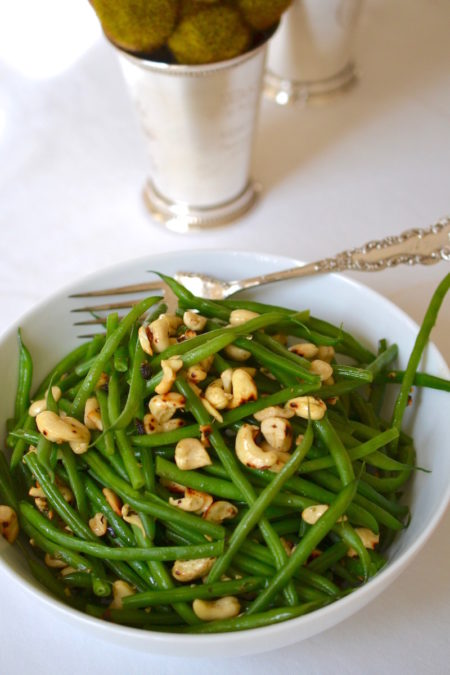 Haricots Verts with Cashews - Glory Kitchen
