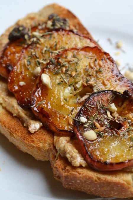 Brown Butter Apples on Toast - Glory Kitchen