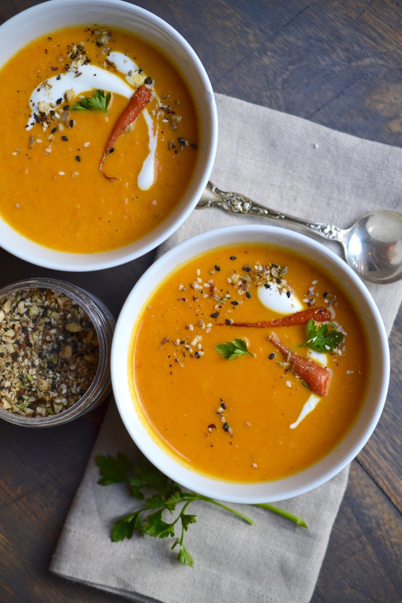 Roasted Carrot Soup - Glory Kitchen