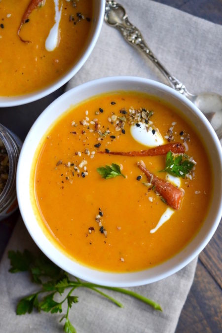 Roasted Carrot Soup - Glory Kitchen