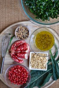 Pomegranate, Pine Nut and Apple Salad - Glory Kitchen