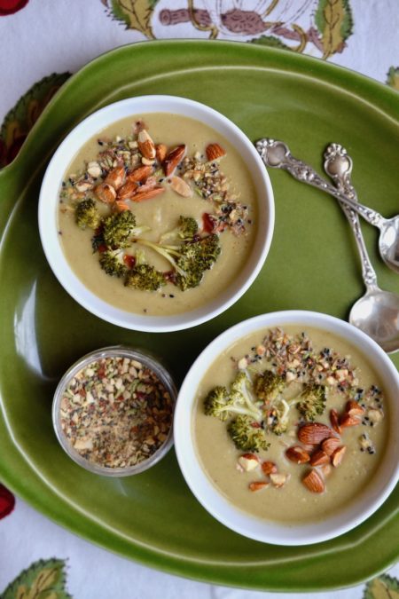 Broccoli and Cauliflower Soup - Glory Kitchen