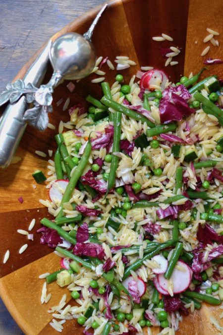 Spring Orzo Salad - Glory Kitchen