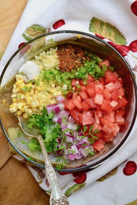 Roasted Corn and Avocado Dip - Glory Kitchen