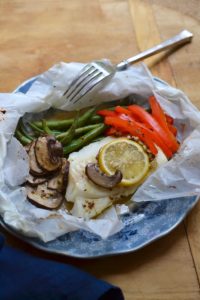 Alaskan Cod en Papillote - Glory Kitchen