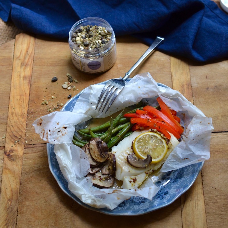 Alaskan Cod en Papillote - Glory Kitchen